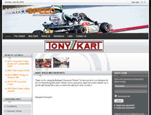 Tablet Screenshot of kartspeedmotorsports.info